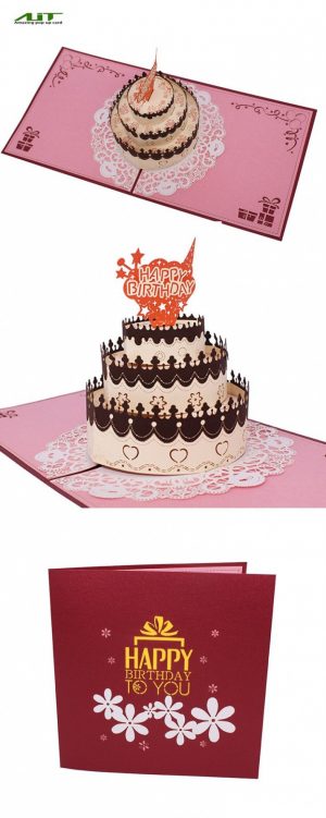 Origami Birthday Cake Jet Setter Cake Sample For Birthday Origami Birthday Cake Card
