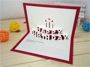 Origami Birthday Card Diy Birthday Card Tutorial 14 59 5cm Happy Birthday Creative