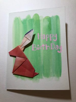Origami Birthday Card Origami Birthday Card
