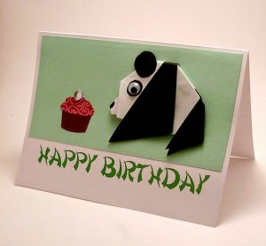 Origami Birthday Card Origami Birthday Card Art And Craft Projects Ideas