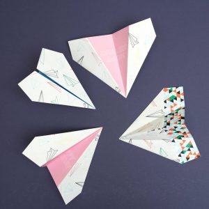 Origami Birthday Card Paper Plane Birthday Card