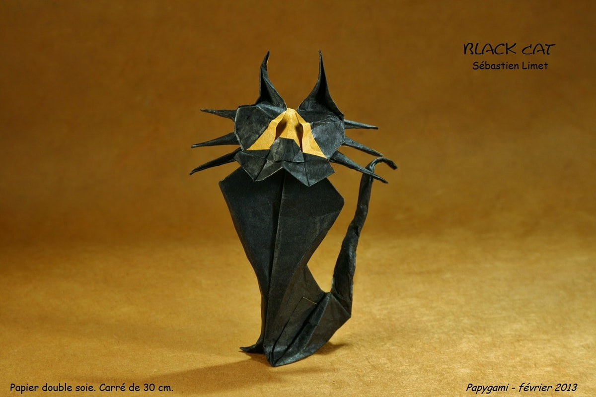 Origami Black Cat 25 Purr Fect Origami Cats Fur Real Im Not Kitten