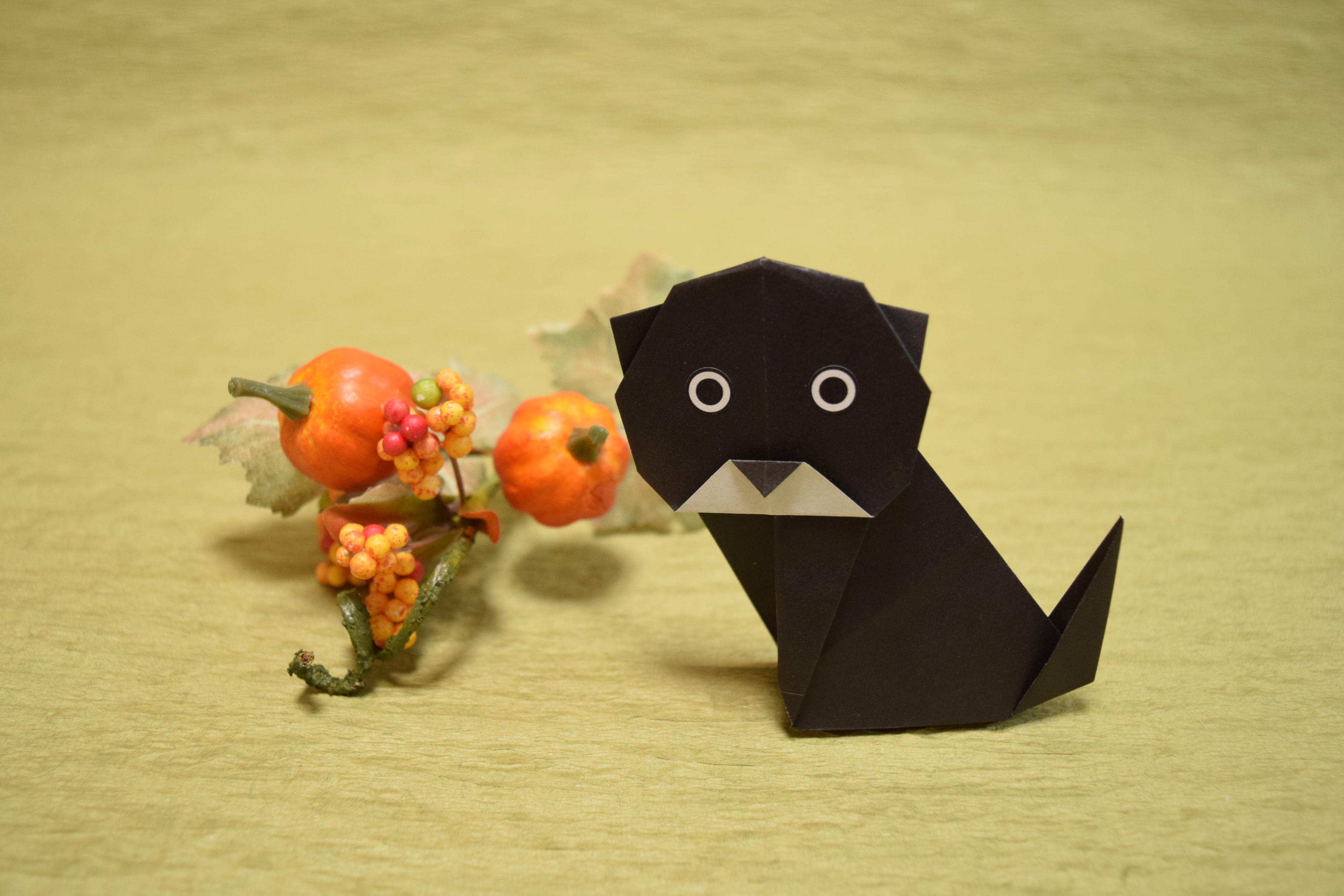 Origami Black Cat Origami Black Cat