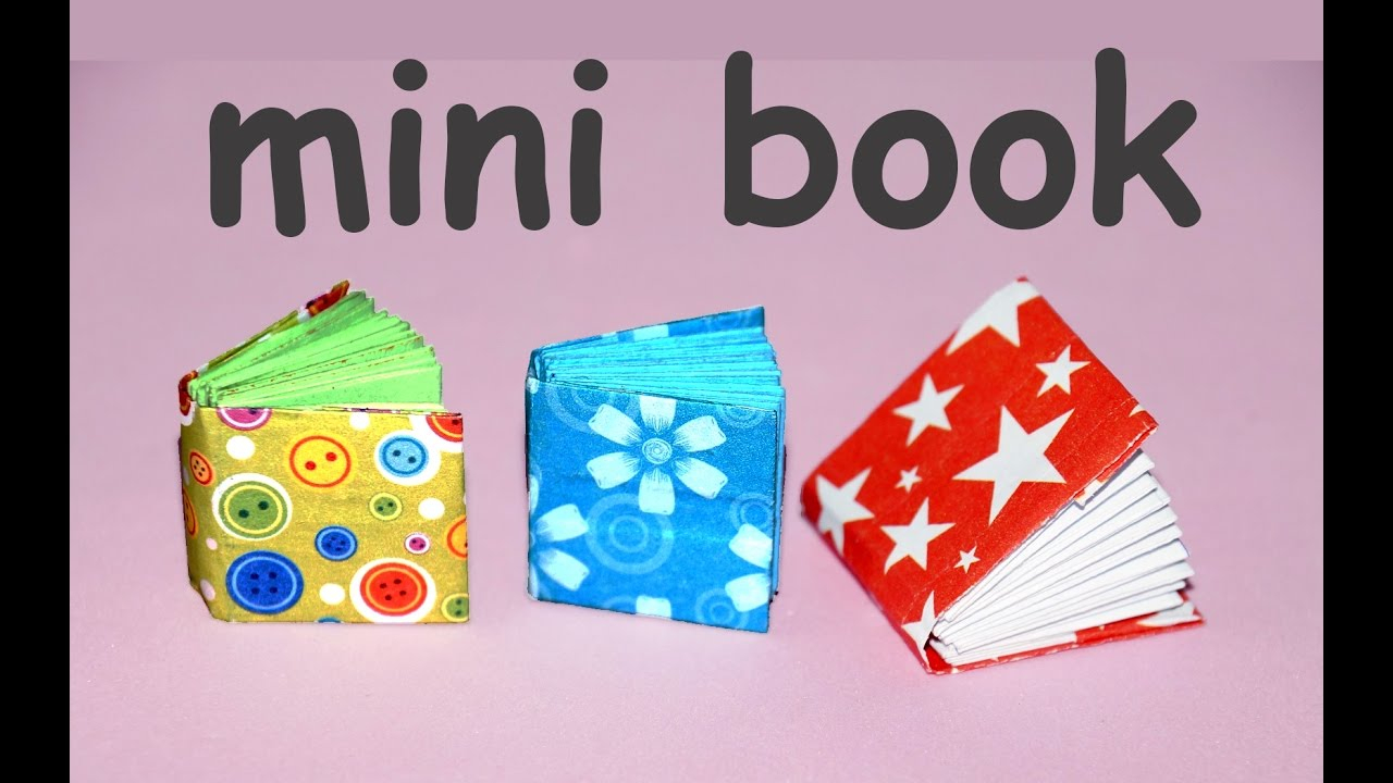 Origami Book Instructions Diy Project Ideas How To Make A Mini Origami Book Miniature Tutorial Diy Easy