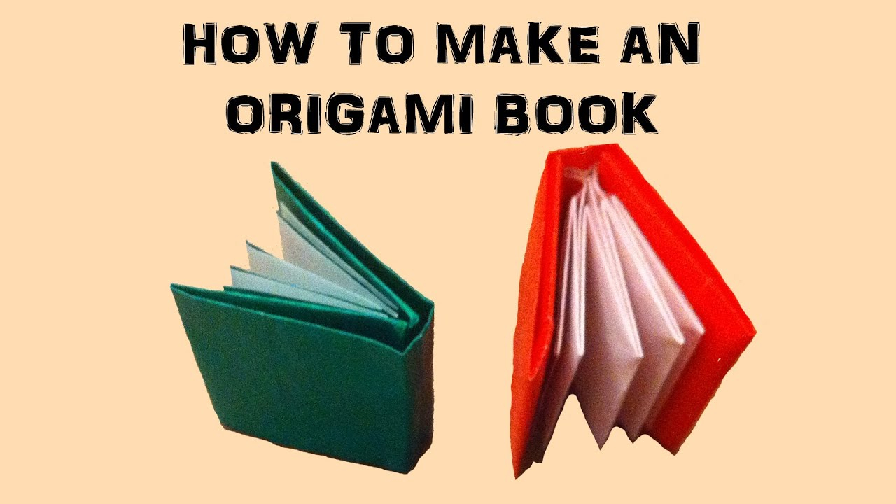Origami Book Instructions How To Make An Origami Book