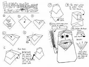 Origami Book Instructions May The Fourth Be With You Foldy Wan Instructions For
