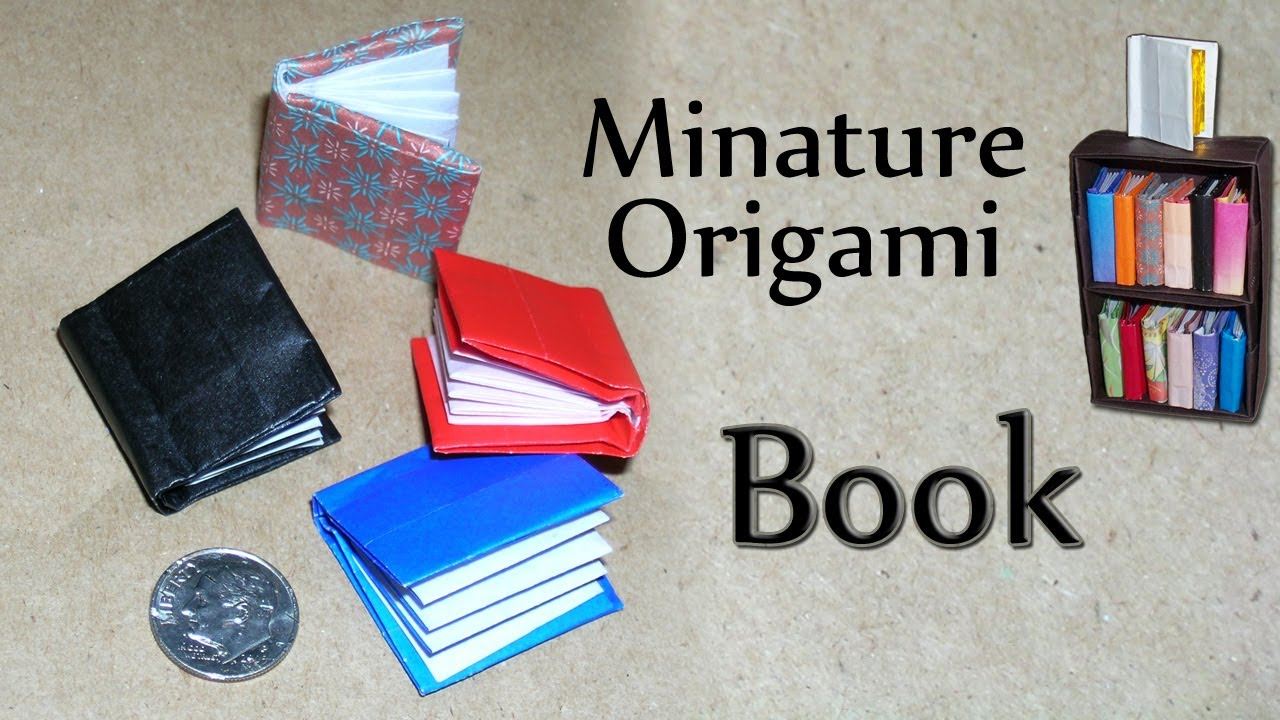 Origami Book Instructions Miniature Origami Book David Brill