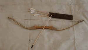 Origami Bow And Arrow Childrens Bamboo And Wood Bow And Arrow Set With 4 18 Arrows And Leather Quiver