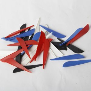 Origami Bow And Arrow Us 1599 100pcs 3 Tpu Rubber Arrow Vanes Red Blue White Black Four Color Plastic Hunting And Archery Bow Arrow Feathers In Bow Arrow From Sports