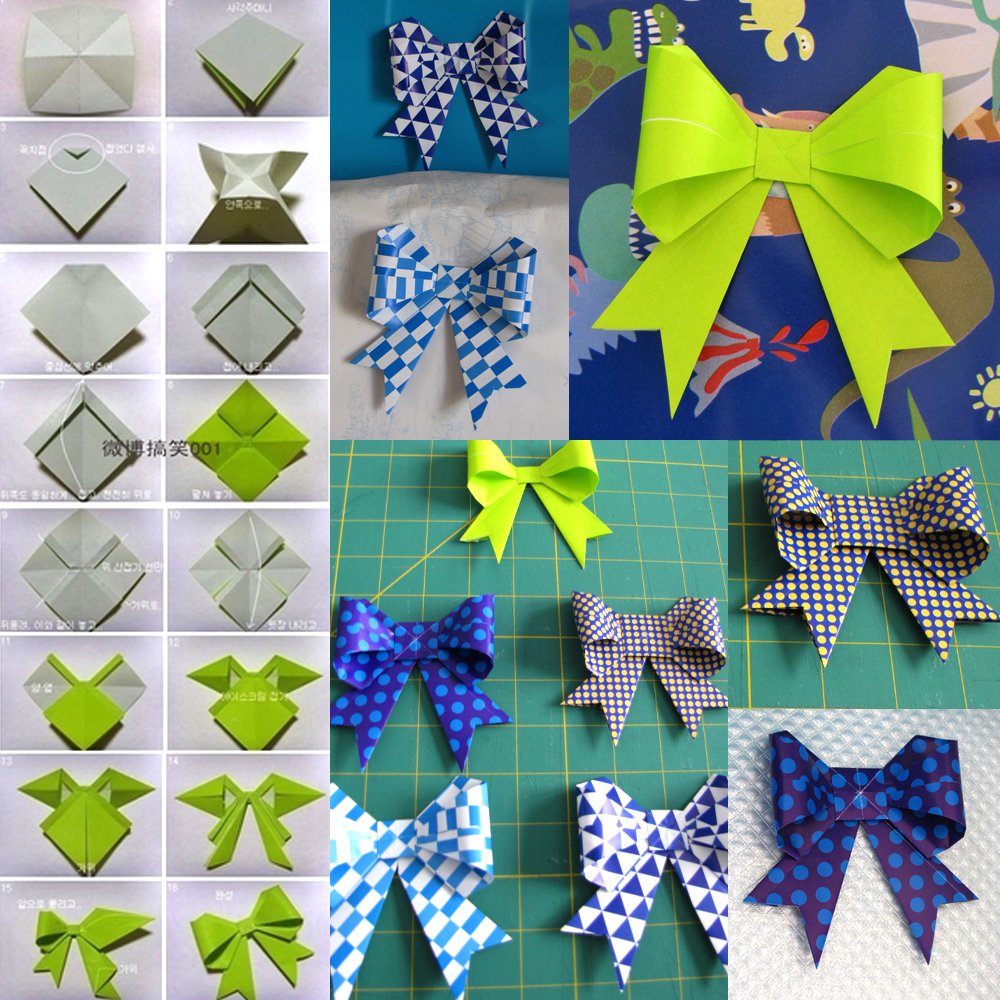 Origami Bow Instructions Boogie Beans Origami Bows