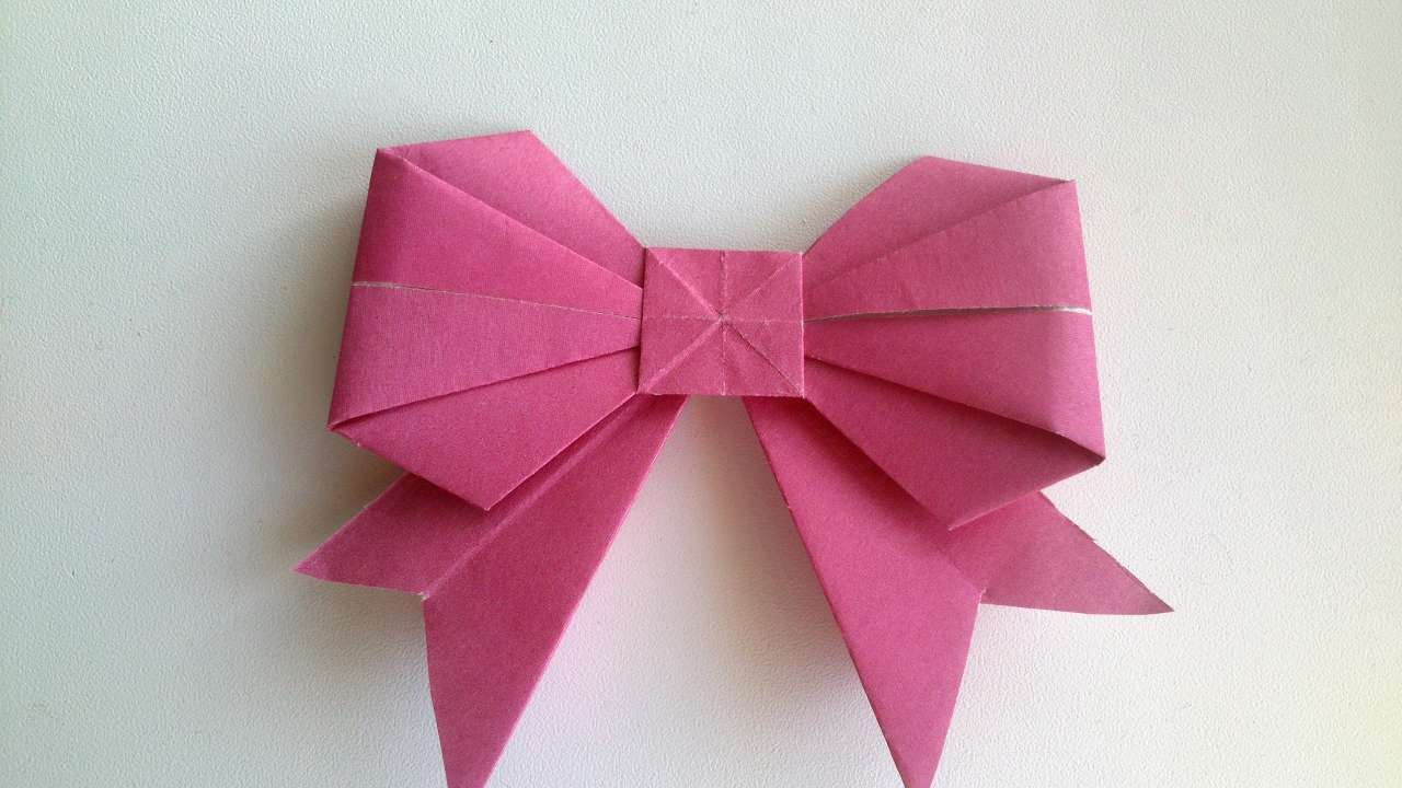 Origami Bow Instructions How To Make An Origami Bow Diy Crafts Tutorial Guidecentral