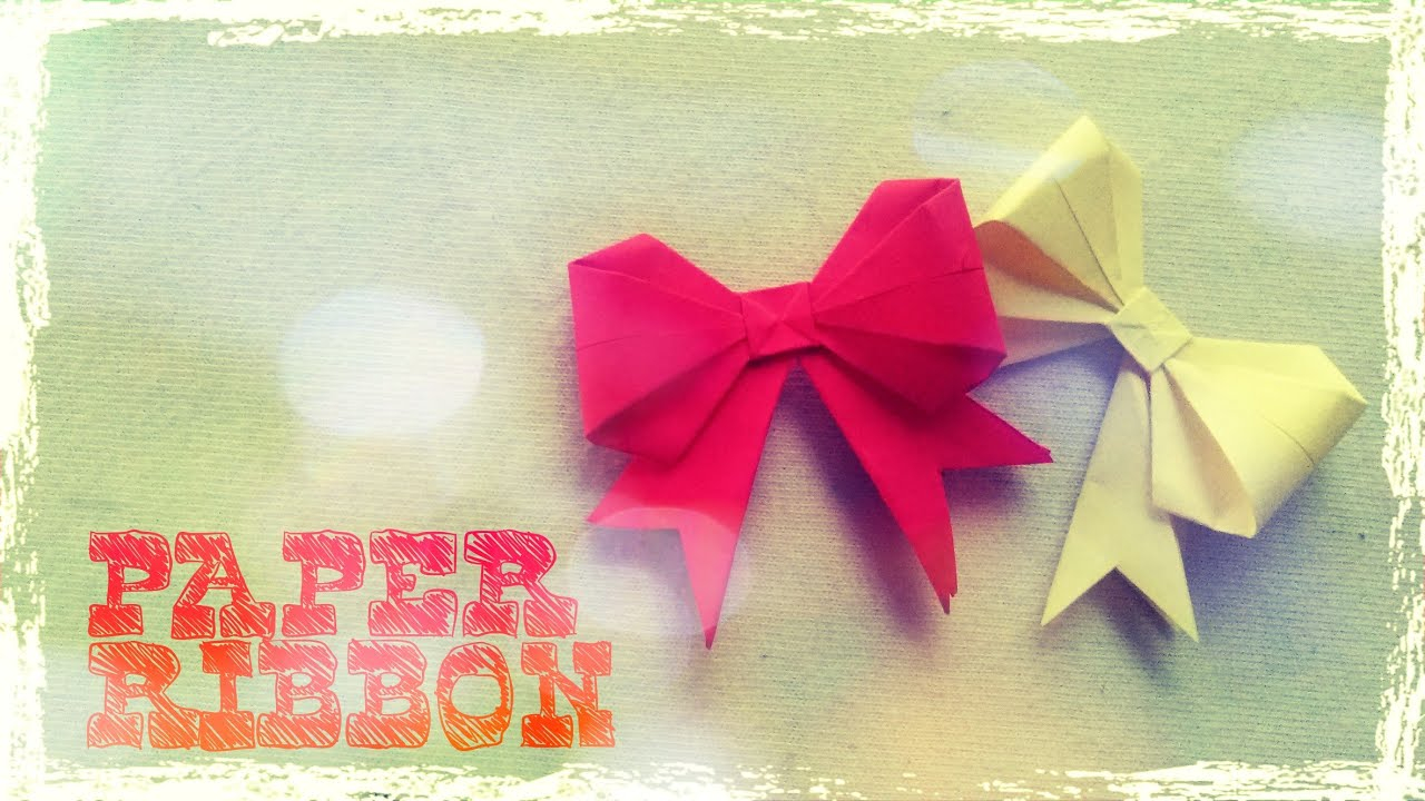 Origami Bow Instructions Origami Easy Origami Bow Instructions
