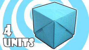 Origami Box Instructions Modular Origami Cube Box Instructions 4 Units Youtube Easy