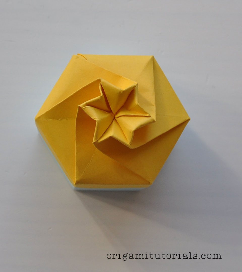 Origami Box Instructions Origami Hexagonal Box Origami Tutorials
