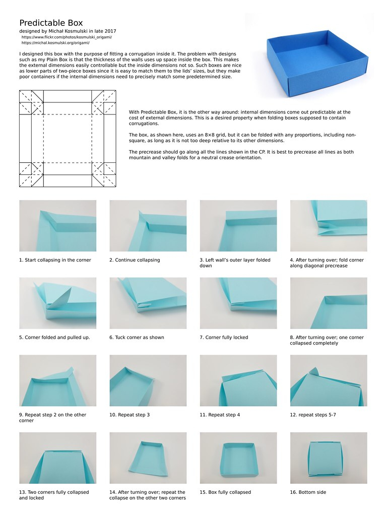 Origami Box Instructions The Worlds Best Photos Of Instructions And Origami Flickr Hive Mind