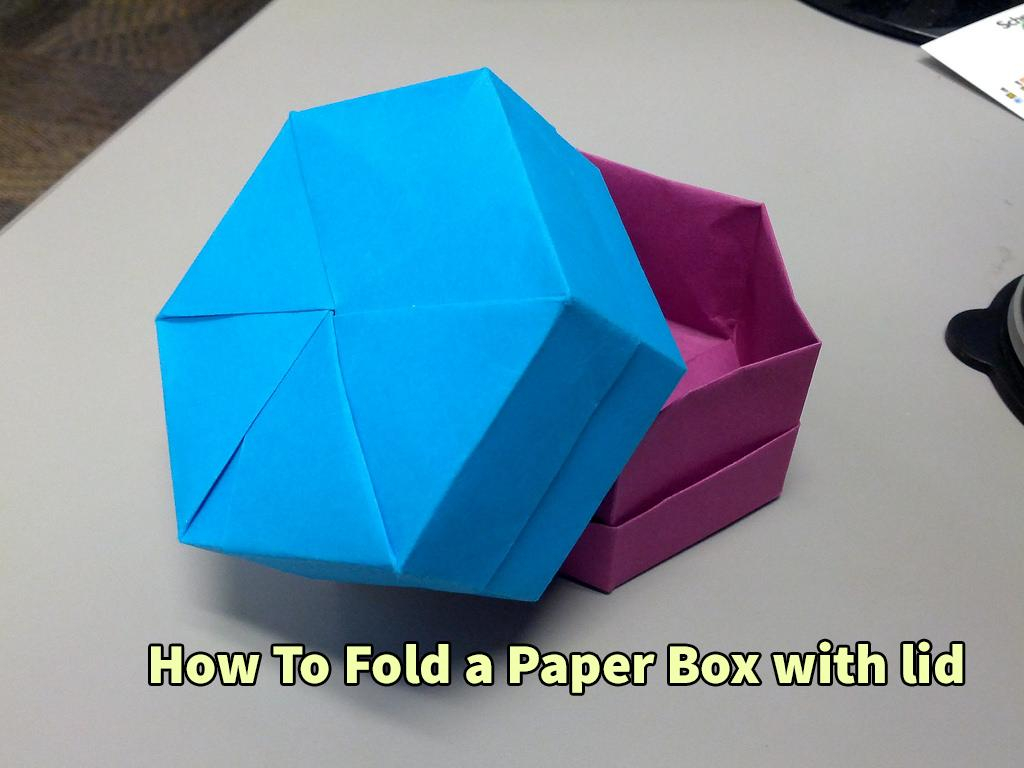 Origami Boxes With Lids Origami Box Tutorial Apk