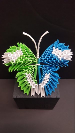 Origami Butterfly 3D Origami Butterfly3d Modularart Pieceacrylicweddinggift