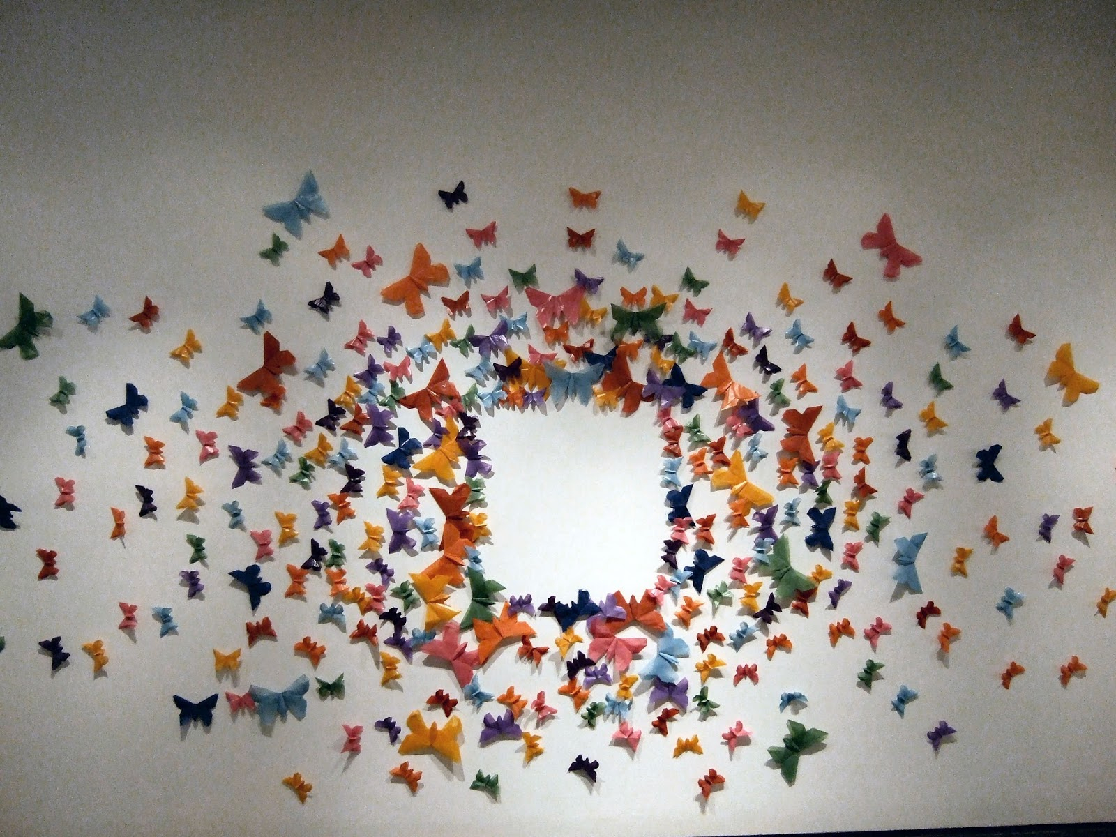 Origami Butterfly Wall Florida Flowers And Gardens Origami Exhibition At Artis Naples And