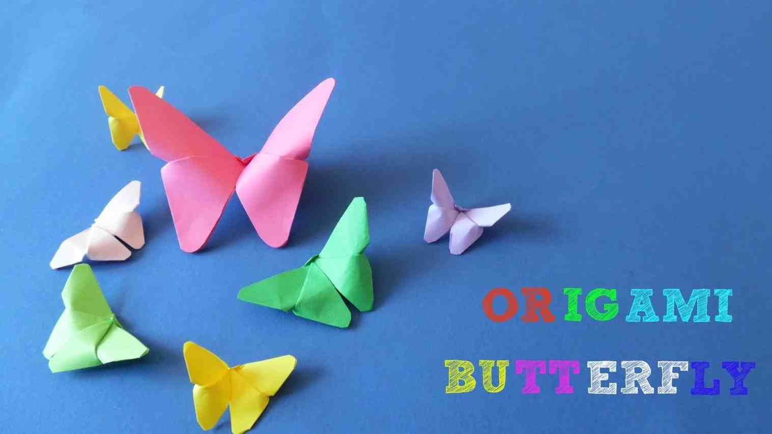 Origami Butterfly Wall How To Make An Notes Butterfly Diagram U Notes Cool Easy B Cbe B