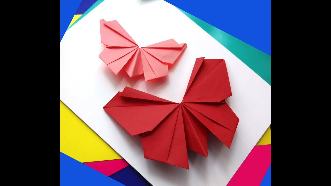 Origami Butterfly Wall Origami Butterfly Easy To Do Paper Butterfly Wall Decoration Decor
