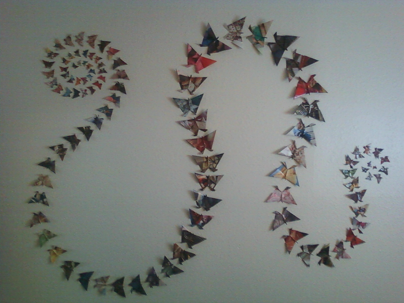 Origami Butterfly Wall Origami Butterfly Wall Art I Made From Vogue Magazine Ads Approx