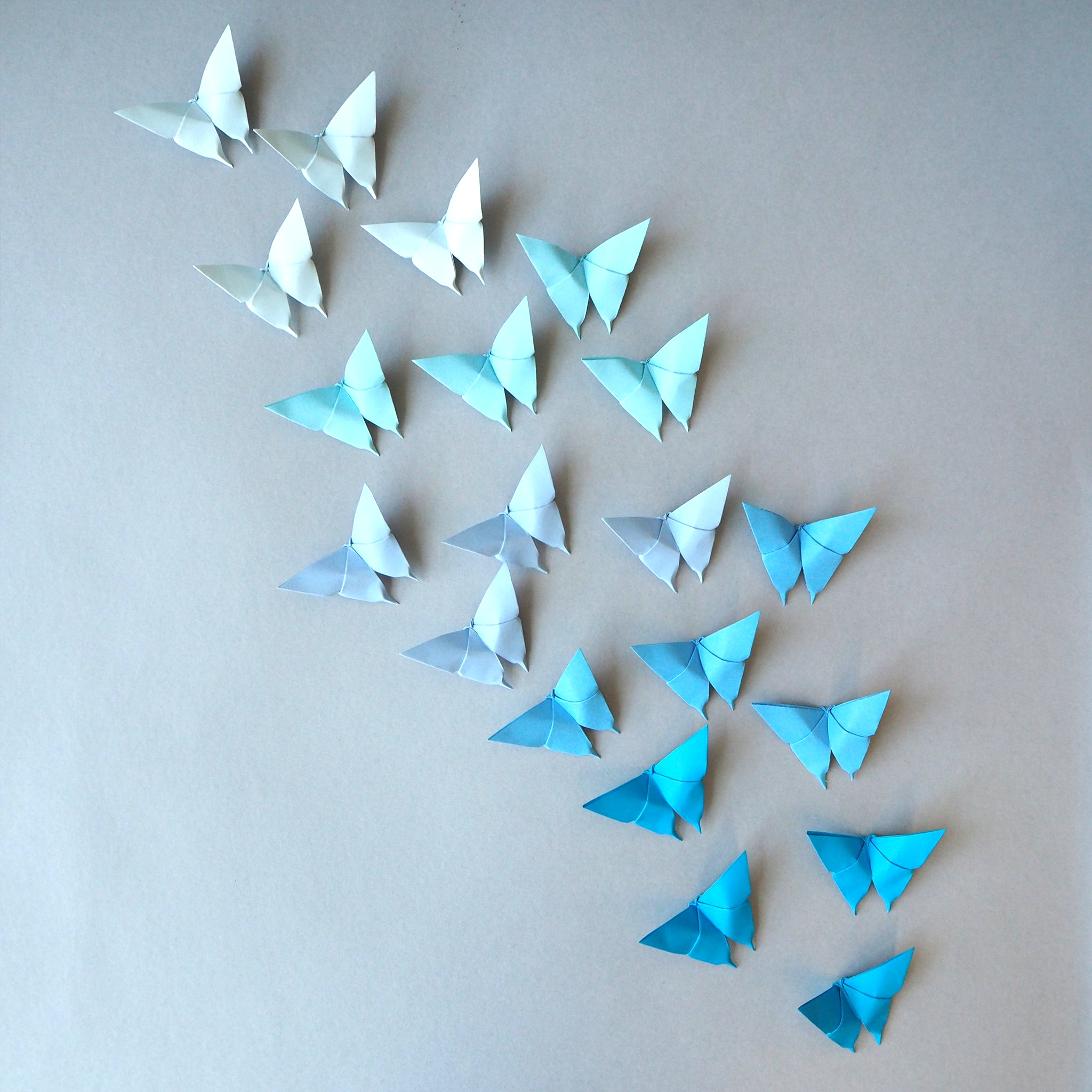 Origami Butterfly Wall Paper Wall Decor