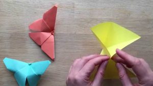 Origami Butterfly Youtube Easy Origami Butterfly