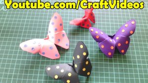 Origami Butterfly Youtube Easy Origami Butterfly Paper Butterfly Step Step Tutorial