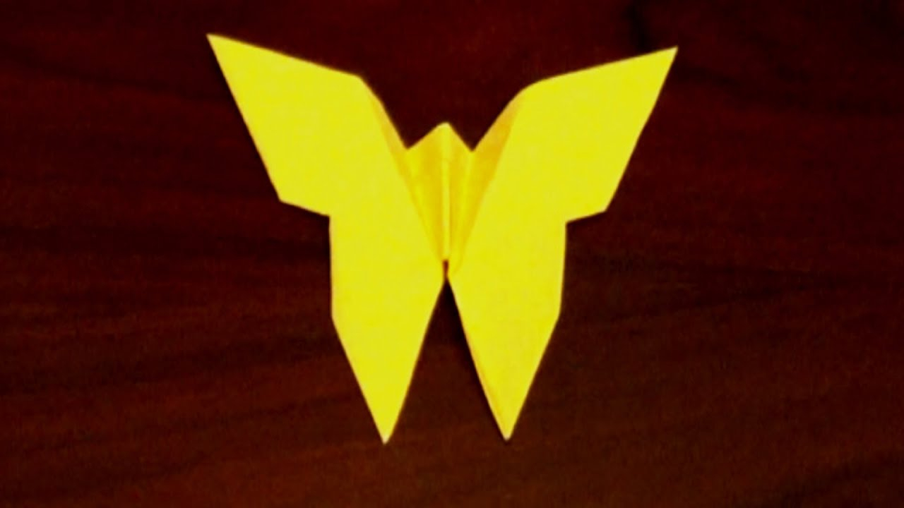 Origami Butterfly Youtube Easy Origami Butterfly Tutorial How To Make An Origami Butterfly
