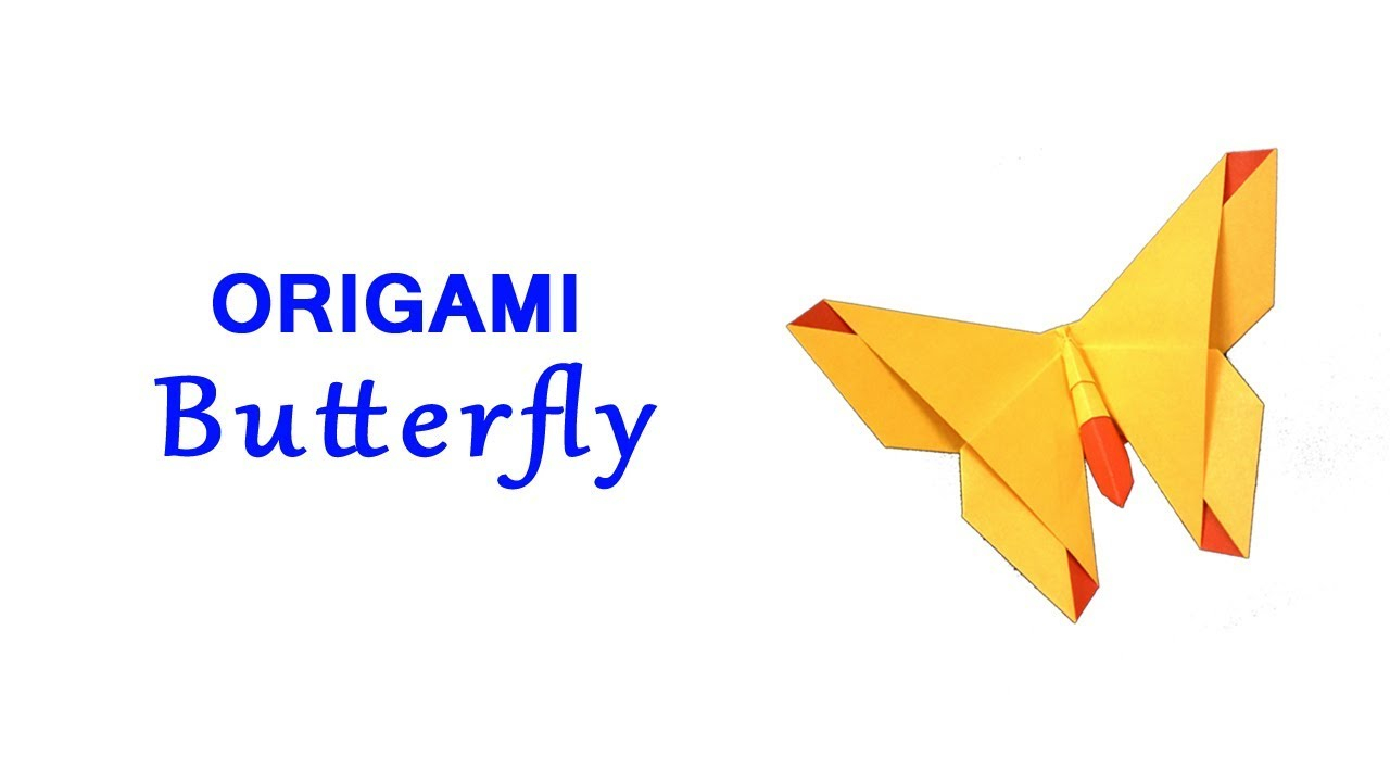 Origami Butterfly Youtube How To Make Very Beautiful Origami Butterfly With Paper Origami Butterfly