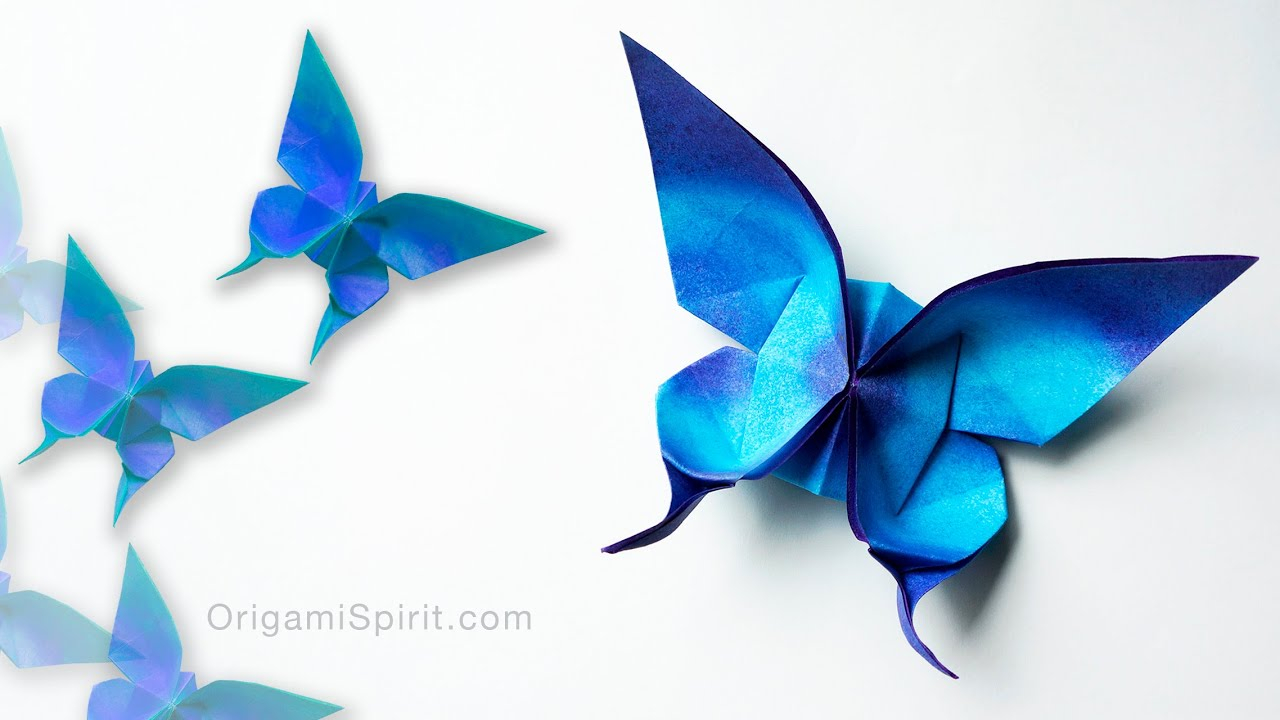 Origami Butterfly Youtube Origami Butterfly Mariposa Updated Version Actualizada