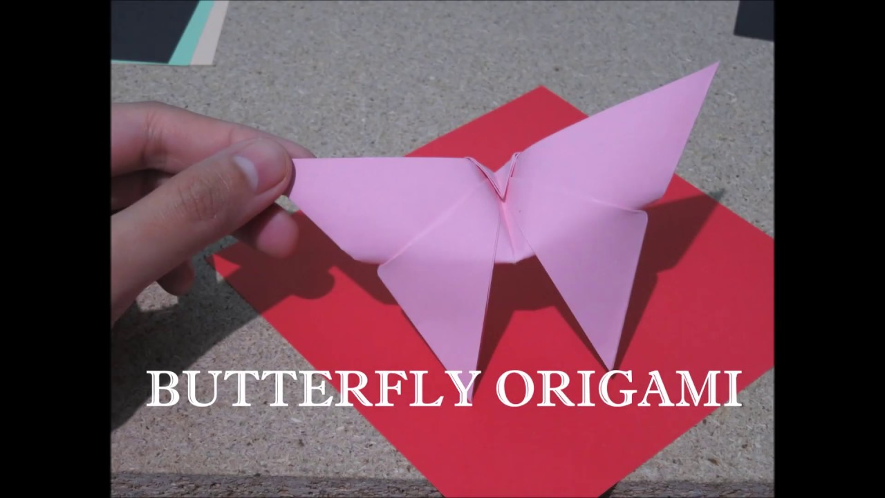 Origami Butterfly Youtube Origami Butterfly Origami Easyorigami