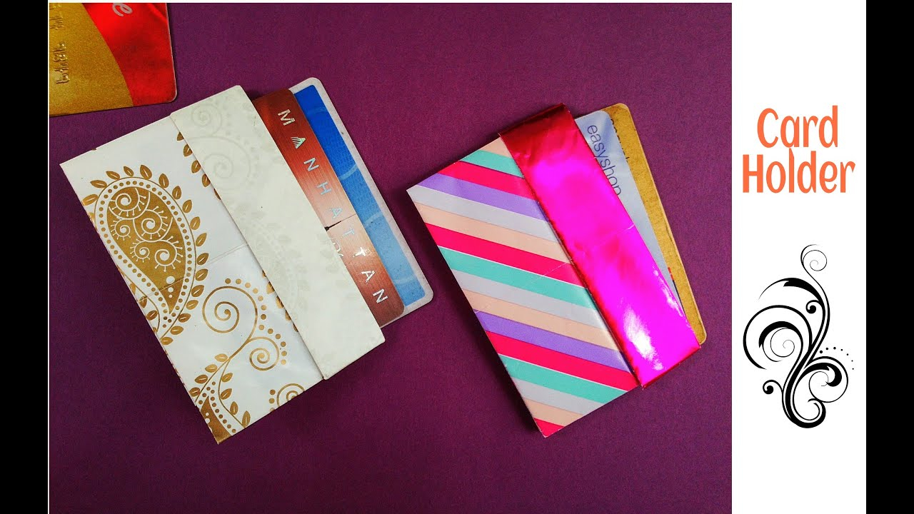 Origami Card Holder Credit Business Card Holdercasewallet Diy Useful Origami