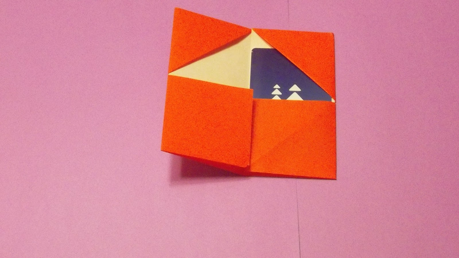 Origami Card Holder How To Make An Origami Card Holder