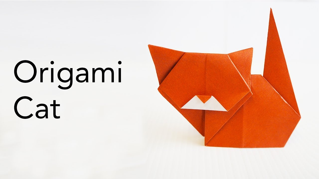 Origami Cat How To Easy Kids Origami Cat Tutorial Designed Keiji Kitamura