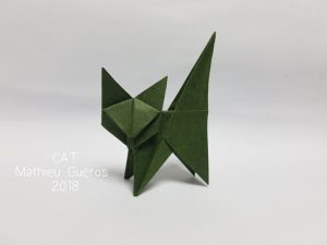 Origami Cat How To Easy Origami Cat Designed And Folded Myself From One Un Flickr