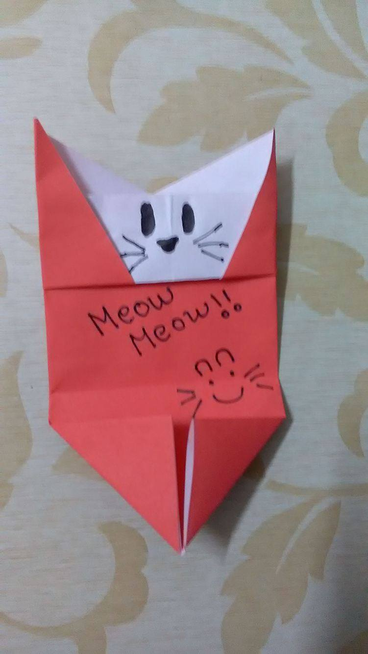Origami Cat Tutorial Origami Cat Envelope Mahina V Tutorial Origamitree