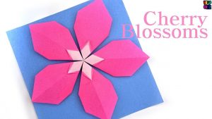 Origami Cherry Blossom Flower Origami Flower Origami Cherry Blossom Fun And Easy Origami