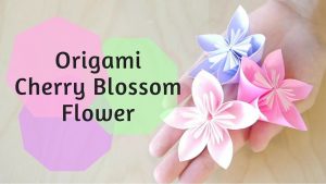 Origami Cherry Blossom How To Make Origami Cherry Blossom Flower