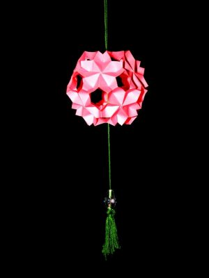 Origami Cherry Blossom Origami Cherry Blossom Hanging Party Decoration Quantity 4