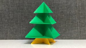 Origami Christmas Tree 3d Origami Christmas Tree Diy
