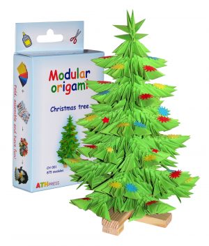 Origami Christmas Tree Home Paper Crafts Origami Kits Modular Origami Christmas Tree