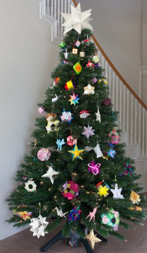 Origami Christmas Tree Ornaments Origami Christmas Tree Origami Artis Bellus