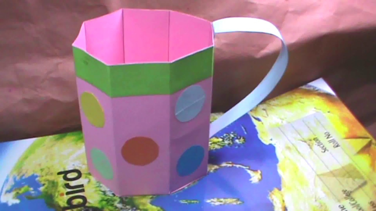 Origami Coffee Mug How To Make Paper Coffee Mug Diy Cup Origami Tutorial Make Easy