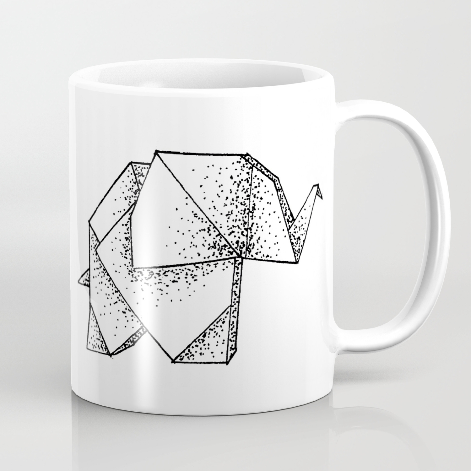 Origami Coffee Mug Origami Elephant Coffee Mug