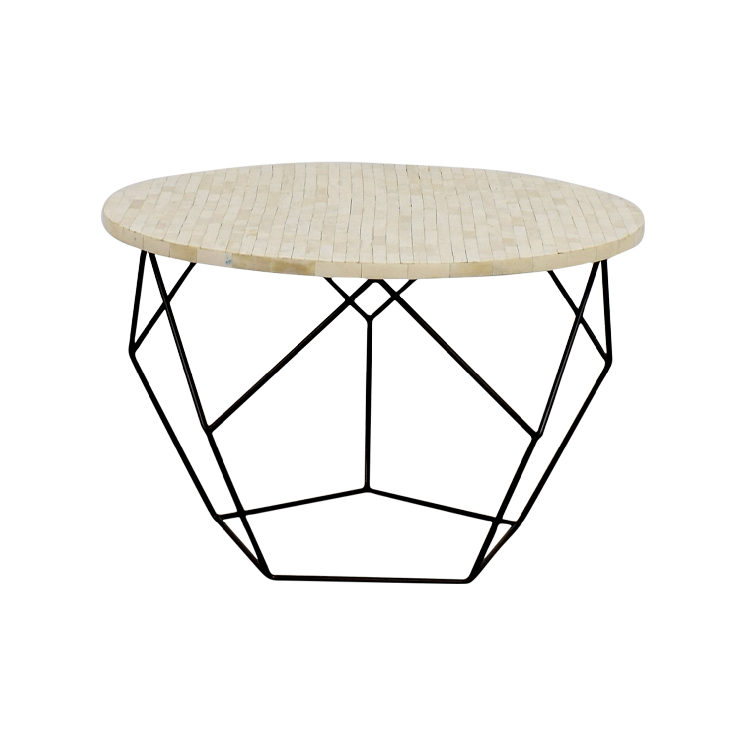 Origami Coffee Table 42 Off West Elm West Elm Origami Bone Coffee Table Tables