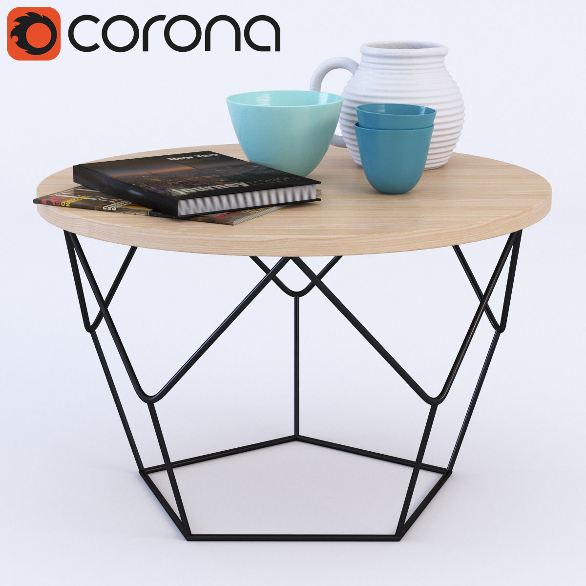 Origami Coffee Table West Elm West Elm Origami Coffee Table 3d Model