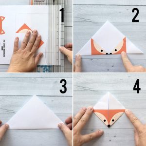 Origami Corner Bookmark Diy Woodland Animals Origami Bookmarks Print Fold Its Always