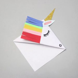 Origami Corner Bookmark How To Make A Unicorn Corner Bookmark Creative Ramblings