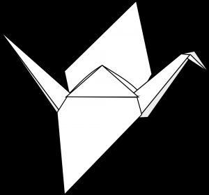 Origami Crane Clipart Onlinelabels Clip Art Origami Crane